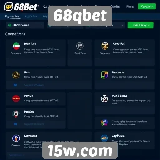Análise das funcionalidades do site 68qbet